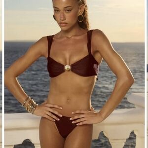 Chic Maroon Bikini Set